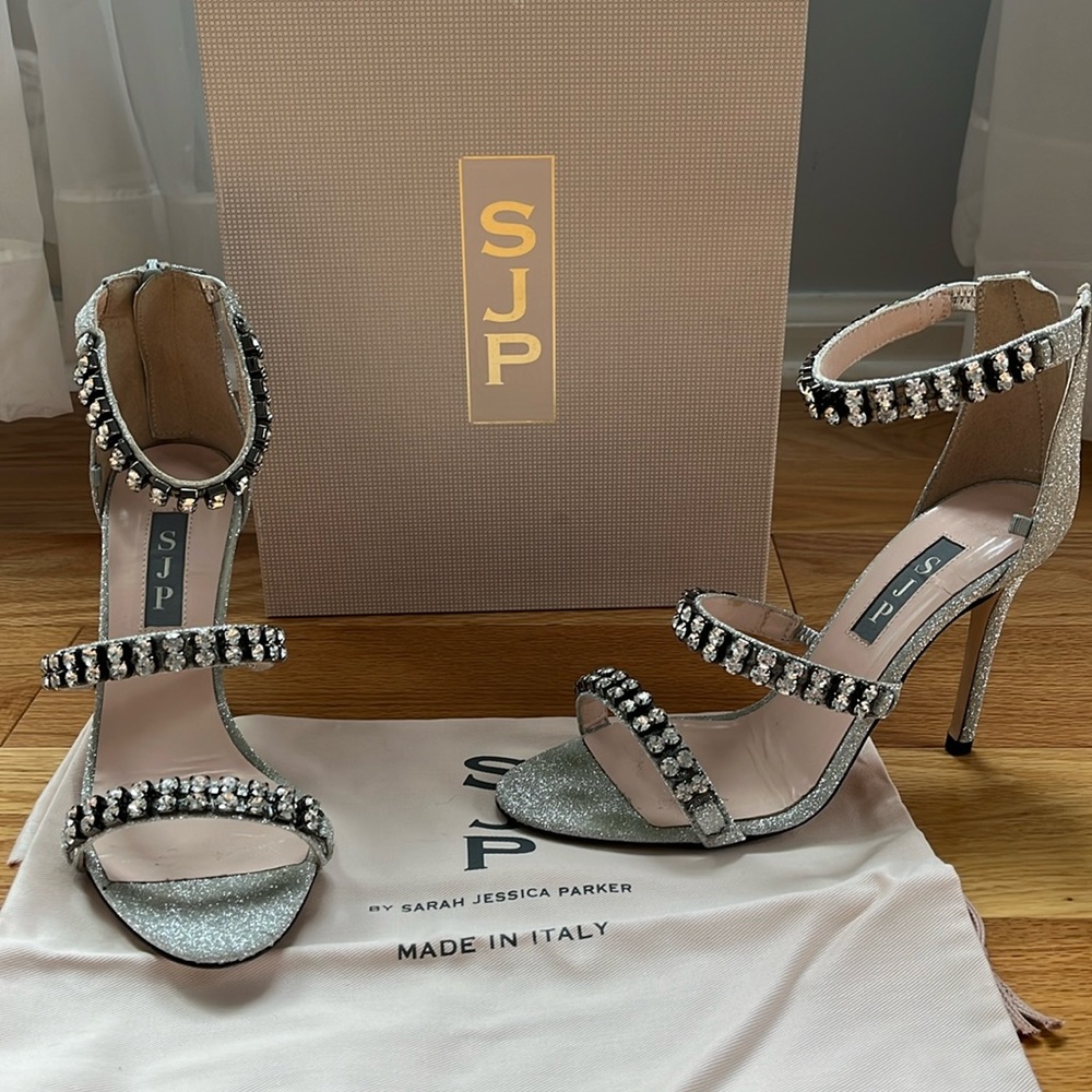 Sarah Jessica Parker rhinestone sandal
